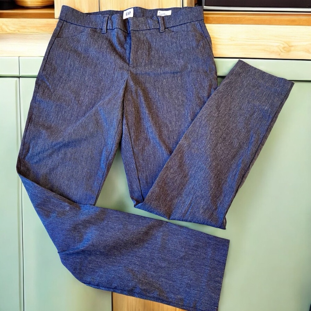 GAP Charcoal Gray Signature Skinny Ankle Pants Pockets